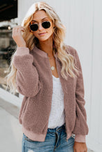 Afbeelding in Gallery-weergave laden, Pink Sugar Plum Fair Pocketed Sherpa Jacket