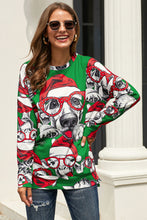 Afbeelding in Gallery-weergave laden, Green Ugly Christmas Cartoon Print Sweatshirt