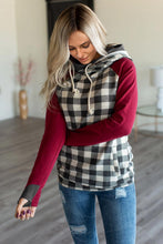 Afbeelding in Gallery-weergave laden, Red Gingham Hoodie