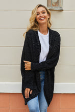 Afbeelding in Gallery-weergave laden, Black Batwing Sleeve Cardigan