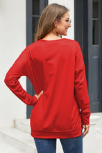 Afbeelding in Gallery-weergave laden, Red Ugly Christmas Cartoon Print Sweatshirt