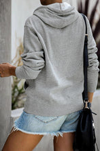 Afbeelding in Gallery-weergave laden, Gray Stay Home Squad Pocketed Cotton Blend Hoodie