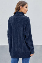 Afbeelding in Gallery-weergave laden, Blue Soft Chenille Sweater