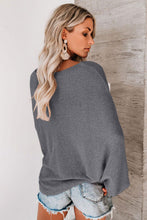 Afbeelding in Gallery-weergave laden, Gray Chillaxin¡¯ Dolman Knit Sweater