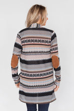 Afbeelding in Gallery-weergave laden, Gray Unforgettable Printed Cardigan Coat