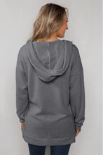 Afbeelding in Gallery-weergave laden, Gray Sweet Dream Thermal Knit Hoodie Outwear