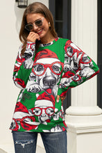Afbeelding in Gallery-weergave laden, Green Ugly Christmas Cartoon Print Sweatshirt