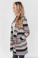 Afbeelding in Gallery-weergave laden, Gray Unforgettable Printed Cardigan Coat