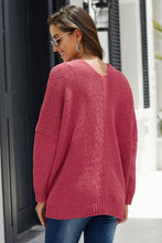 Afbeelding in Gallery-weergave laden, Red Oversize Button Front Cardigan