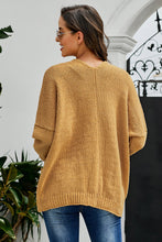 Afbeelding in Gallery-weergave laden, Brown Oversize Button Front Cardigan