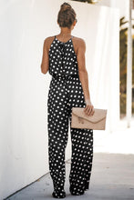 Afbeelding in Gallery-weergave laden, Black Pretty Little Polka Dot Jumpsuit