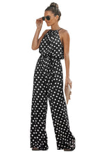 Afbeelding in Gallery-weergave laden, Black Pretty Little Polka Dot Jumpsuit