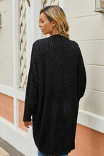 Afbeelding in Gallery-weergave laden, Black Batwing Sleeve Cardigan