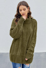 Afbeelding in Gallery-weergave laden, Green Soft Chenille Sweater