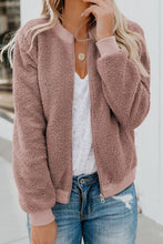 Afbeelding in Gallery-weergave laden, Pink Sugar Plum Fair Pocketed Sherpa Jacket