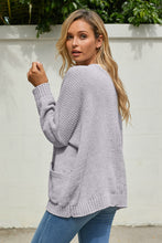 Afbeelding in Gallery-weergave laden, Gray Oversize Button Front Cardigan