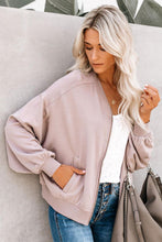Afbeelding in Gallery-weergave laden, Pink Too Soft Pocketed Bomber Jacket