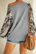 Afbeelding in Gallery-weergave laden, Gray Squadron Thermal Camo Contrast Dolman Top