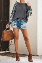 Afbeelding in Gallery-weergave laden, Squadron Thermal Camo Contrast Dolman Top
