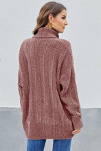 Afbeelding in Gallery-weergave laden, Pink Soft Chenille Sweater
