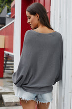 Afbeelding in Gallery-weergave laden, Gray Chillaxin¡¯ Dolman Knit Sweater
