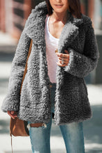 Afbeelding in Gallery-weergave laden, Gray Iconic Pocketed Sherpa Jacket
