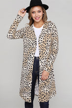 Afbeelding in Gallery-weergave laden, Leopard Print Long Cardigan
