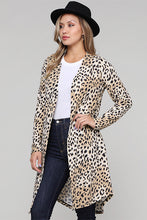 Afbeelding in Gallery-weergave laden, Leopard Print Long Cardigan
