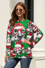 Afbeelding in Gallery-weergave laden, Green Ugly Christmas Cartoon Print Sweatshirt
