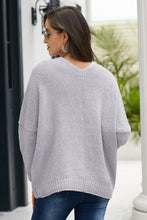 Afbeelding in Gallery-weergave laden, Gray Oversize Button Front Cardigan
