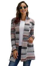 Afbeelding in Gallery-weergave laden, Gray Unforgettable Printed Cardigan Coat
