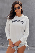 Afbeelding in Gallery-weergave laden, White Letter Print Long Sleeve Pullover Casual Sweatshirt
