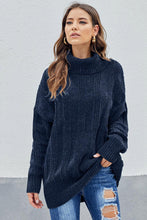Afbeelding in Gallery-weergave laden, Blue Soft Chenille Sweater
