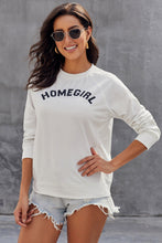 Afbeelding in Gallery-weergave laden, White Letter Print Long Sleeve Pullover Casual Sweatshirt
