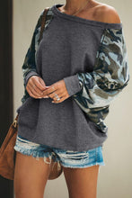 Afbeelding in Gallery-weergave laden, Squadron Thermal Camo Contrast Dolman Top
