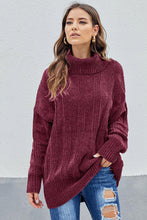 Afbeelding in Gallery-weergave laden, Red Soft Chenille Sweater
