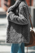 Afbeelding in Gallery-weergave laden, Gray Iconic Pocketed Sherpa Jacket
