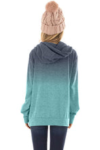 Afbeelding in Gallery-weergave laden, Blue Ombre Pullover Long Sleeve Hoodie

